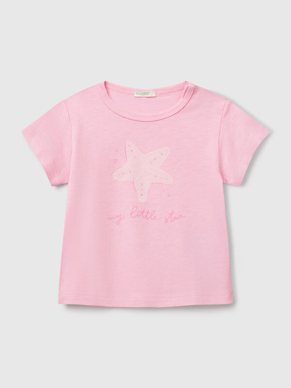 Camiseta manga corta con estampado Recién nacidos