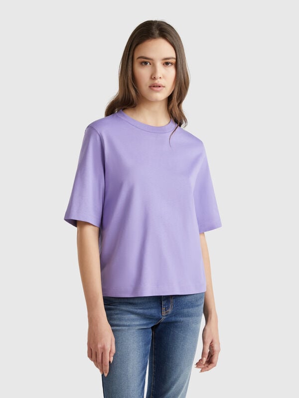 100% cotton boxy fit t-shirt Women