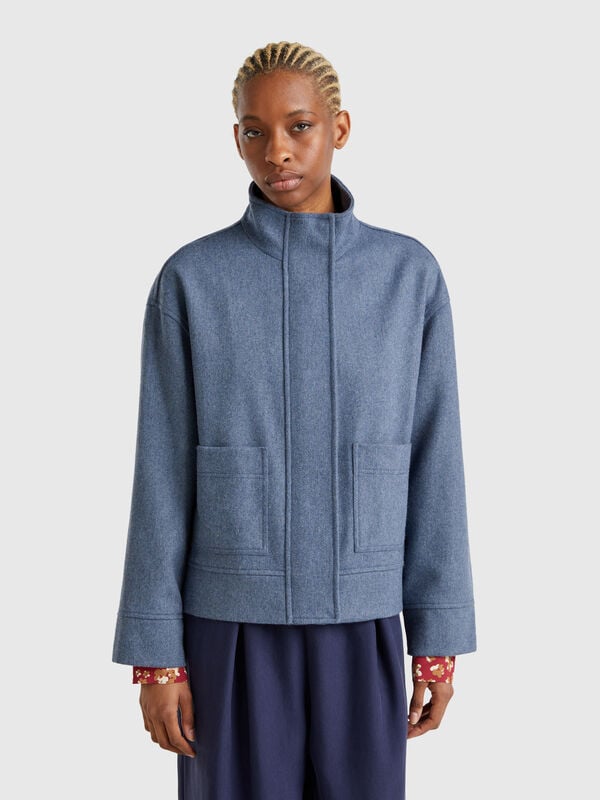 Jacket in wool blend Women
