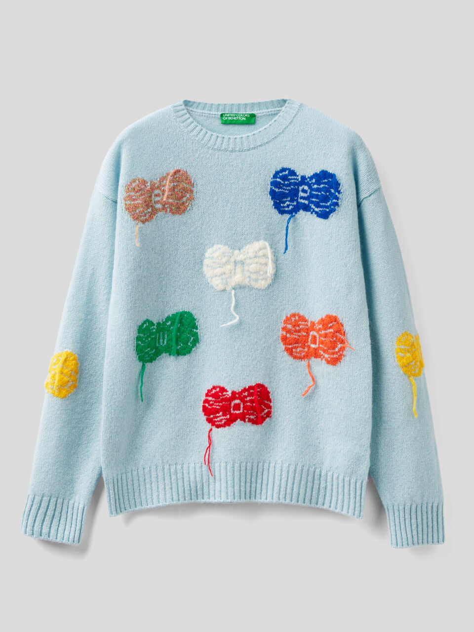 Jersey de lana Merina con ovillos image number 1