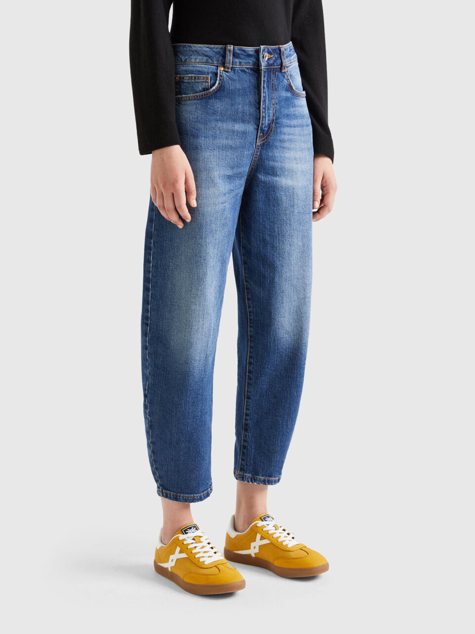 Jeans larghi benetton outlet