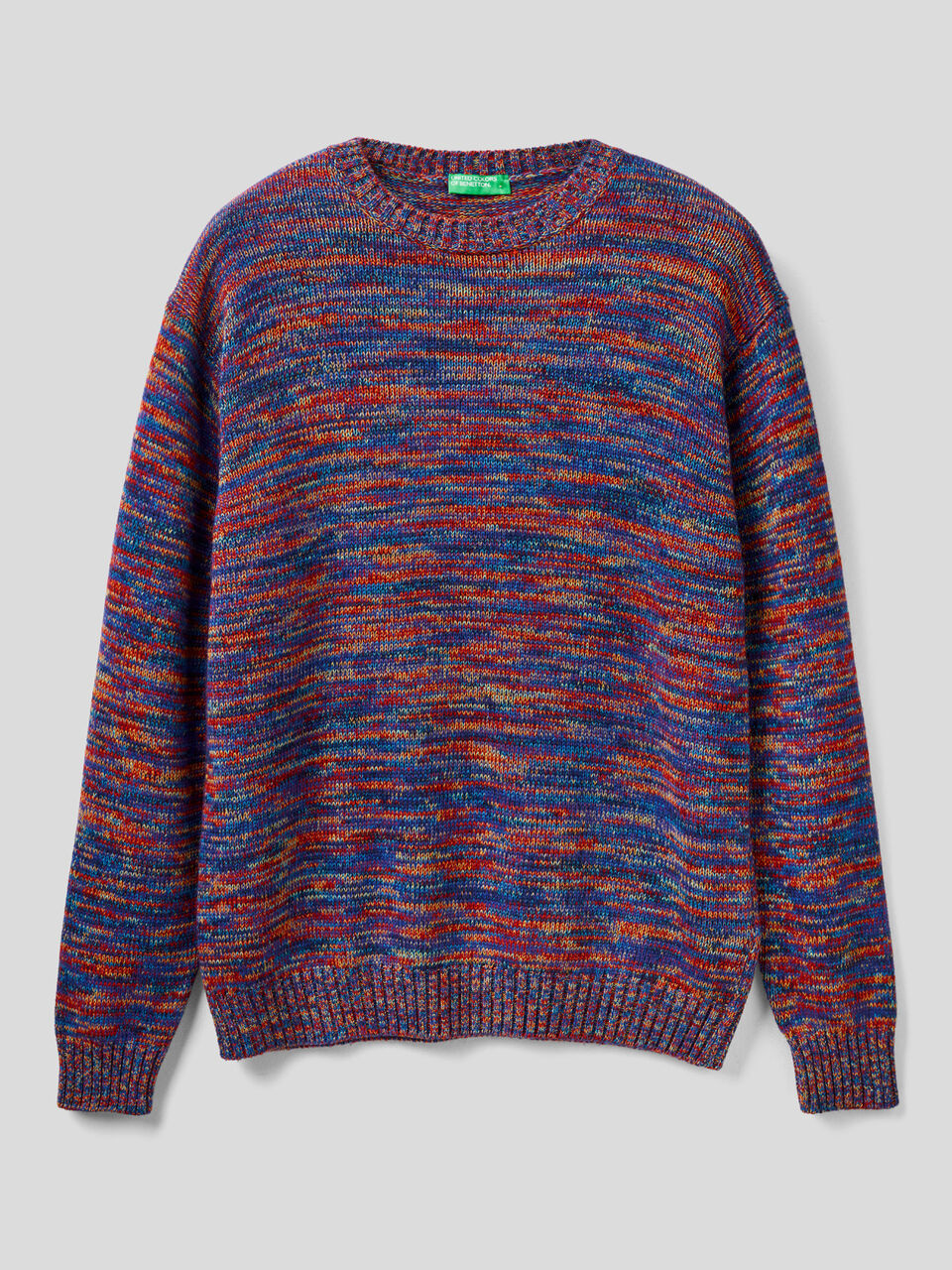 Jersey de tricot jaspeado multicolor image number 1