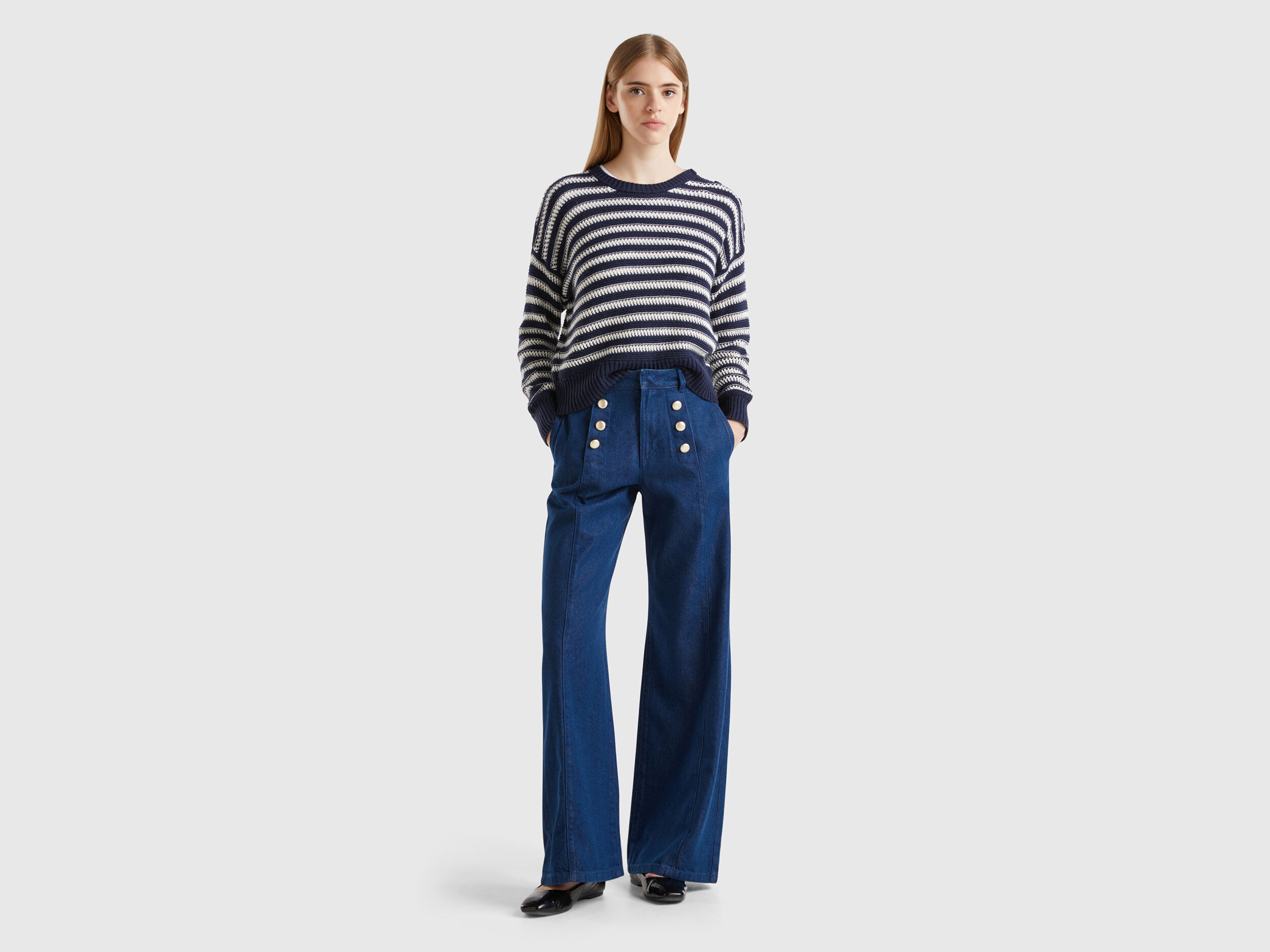 Jeans larghi benetton store