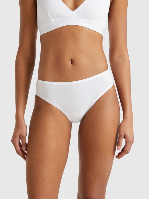 Basic underwear in stretch cotton Women