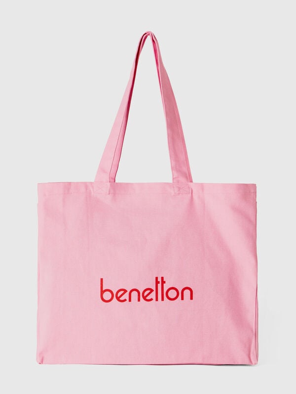 Tote bag rosa de 100 % algodón