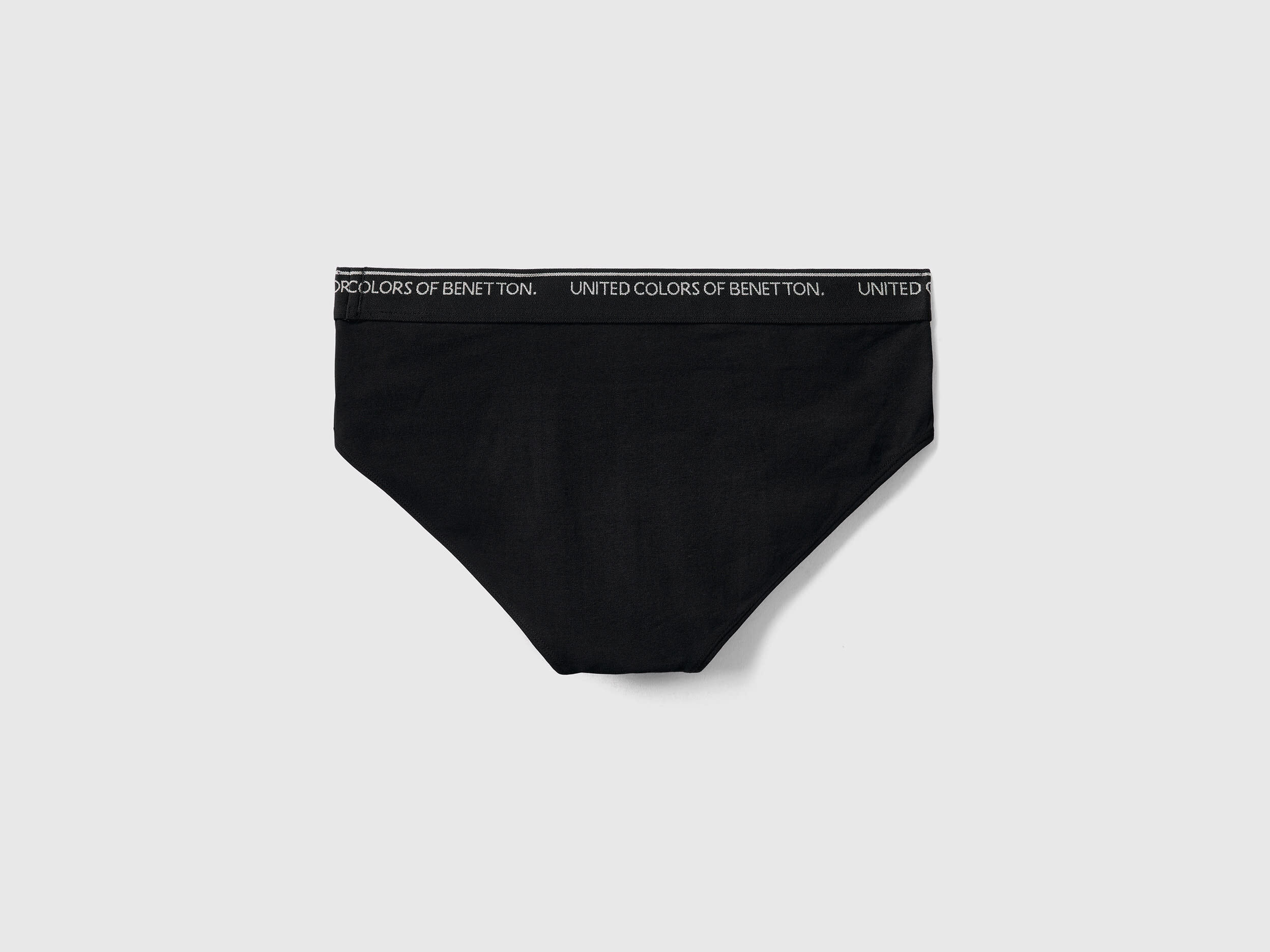 Underwear in stretch organic cotton Black Benetton