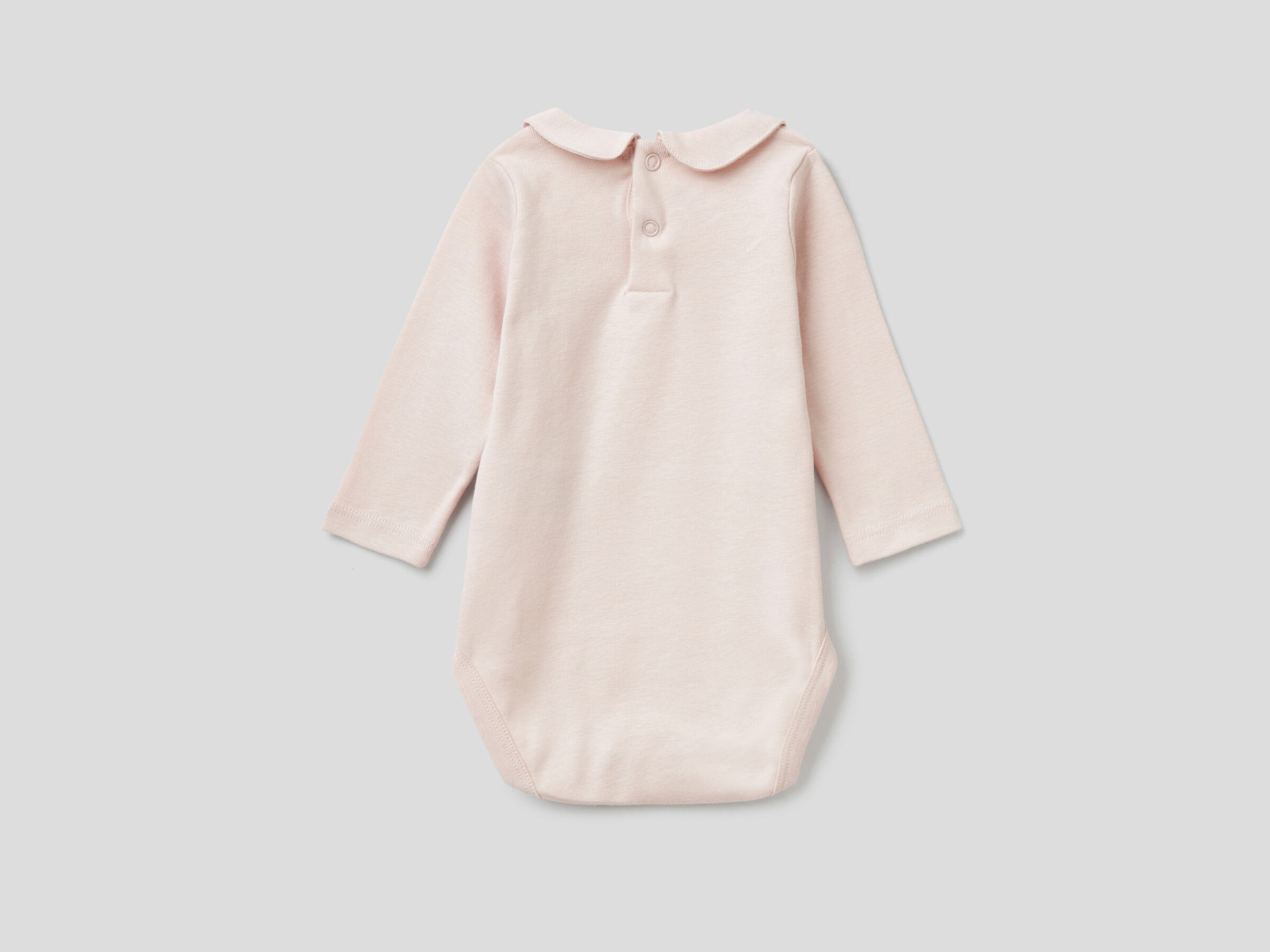 Bodysuit with collar in organic cotton image number 2