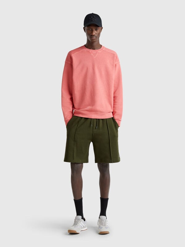 Bermudas in cotton sweat Men