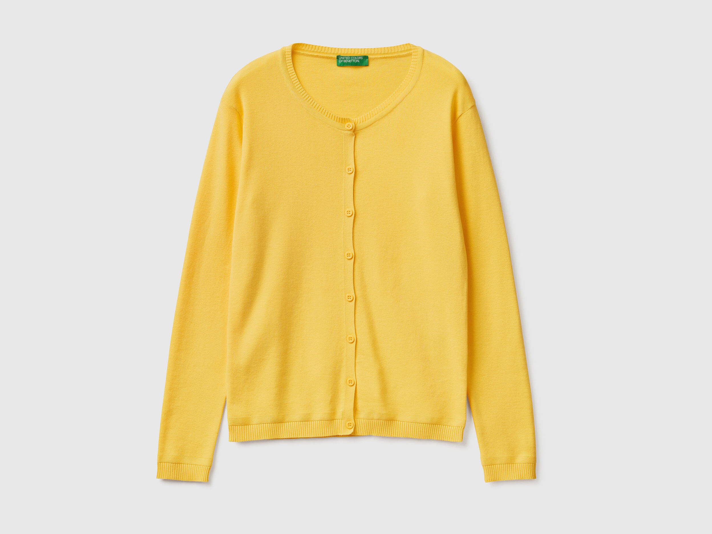 Yellow sale cotton cardigan