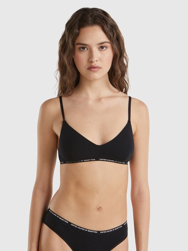 Stretch cotton bra Women