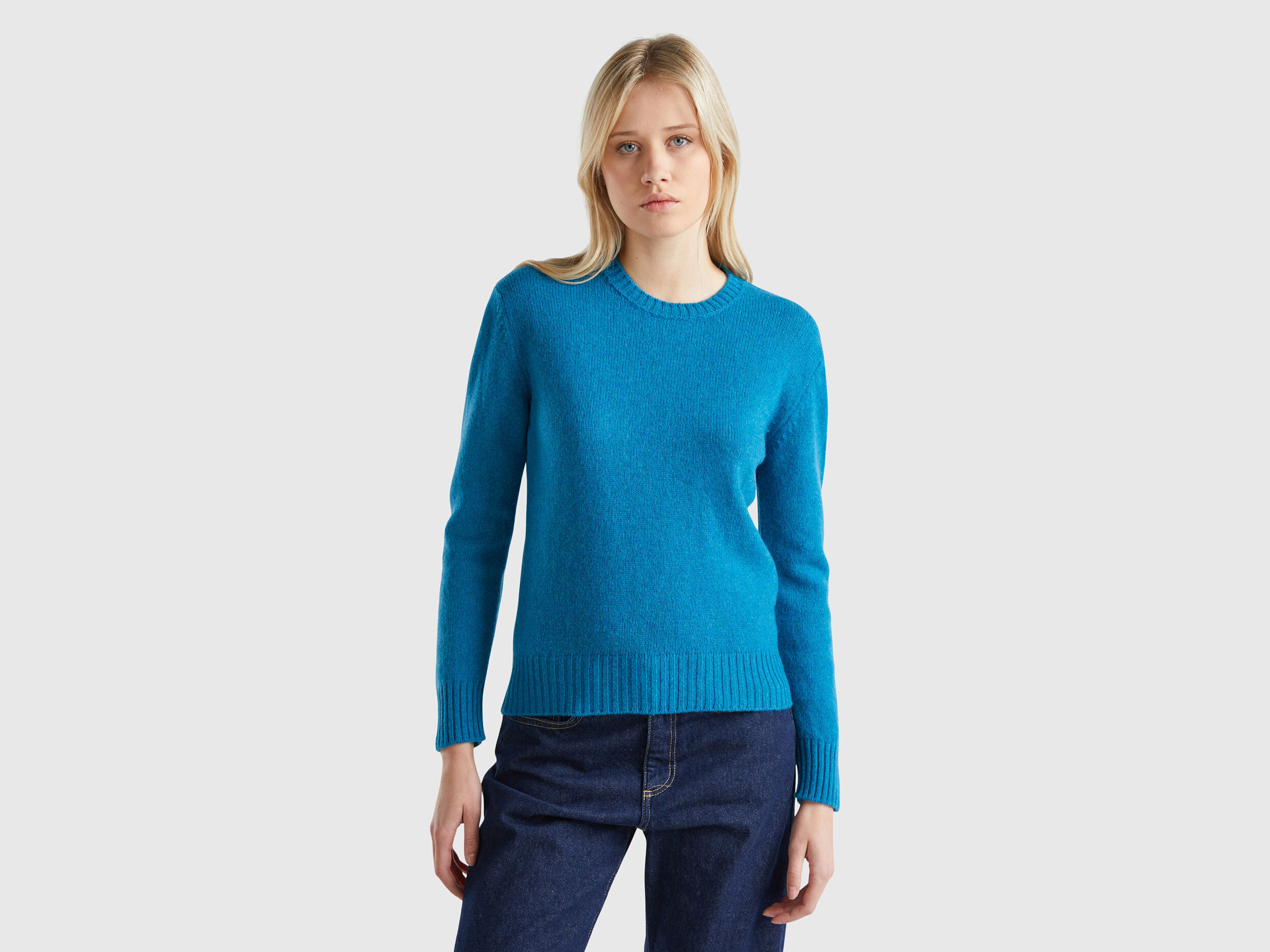 Womens blue sweater cheap