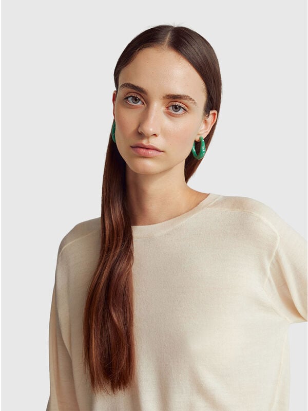 Suéter de pura lana merino Suéter de pura lana merino Mujer