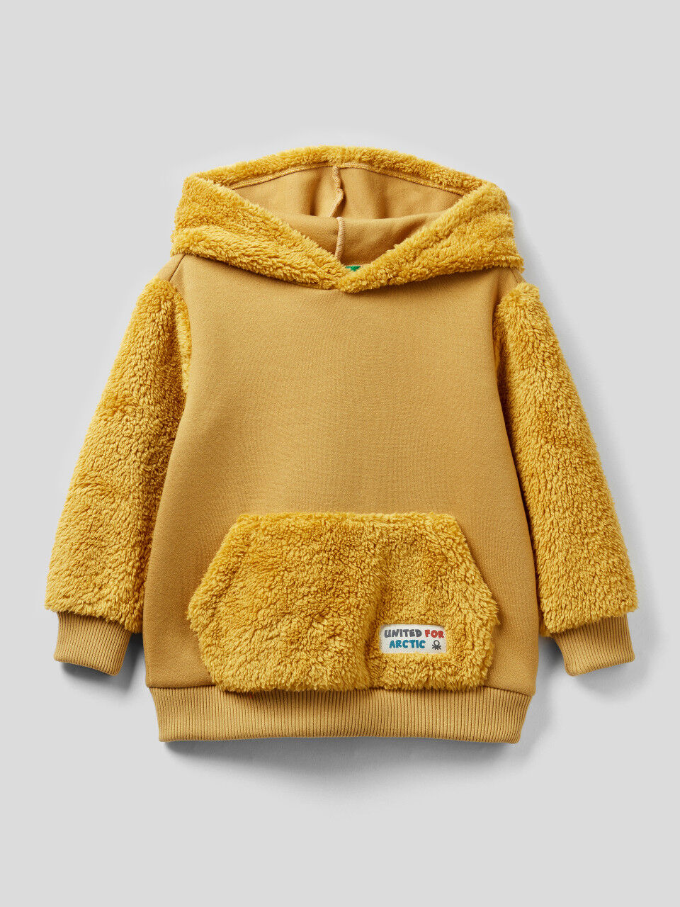 Kids fur lined hoodie new arrivals