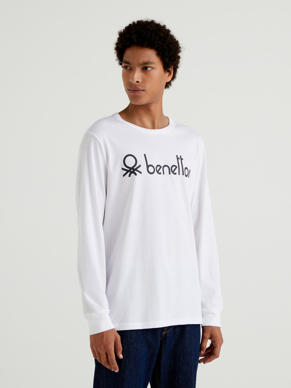 Benetton full sleeves t shirt clearance
