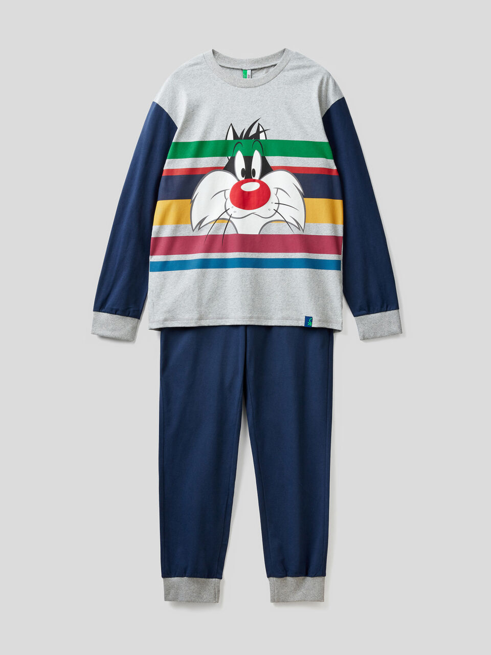 Sylvester pyjamas in warm cotton image number 1