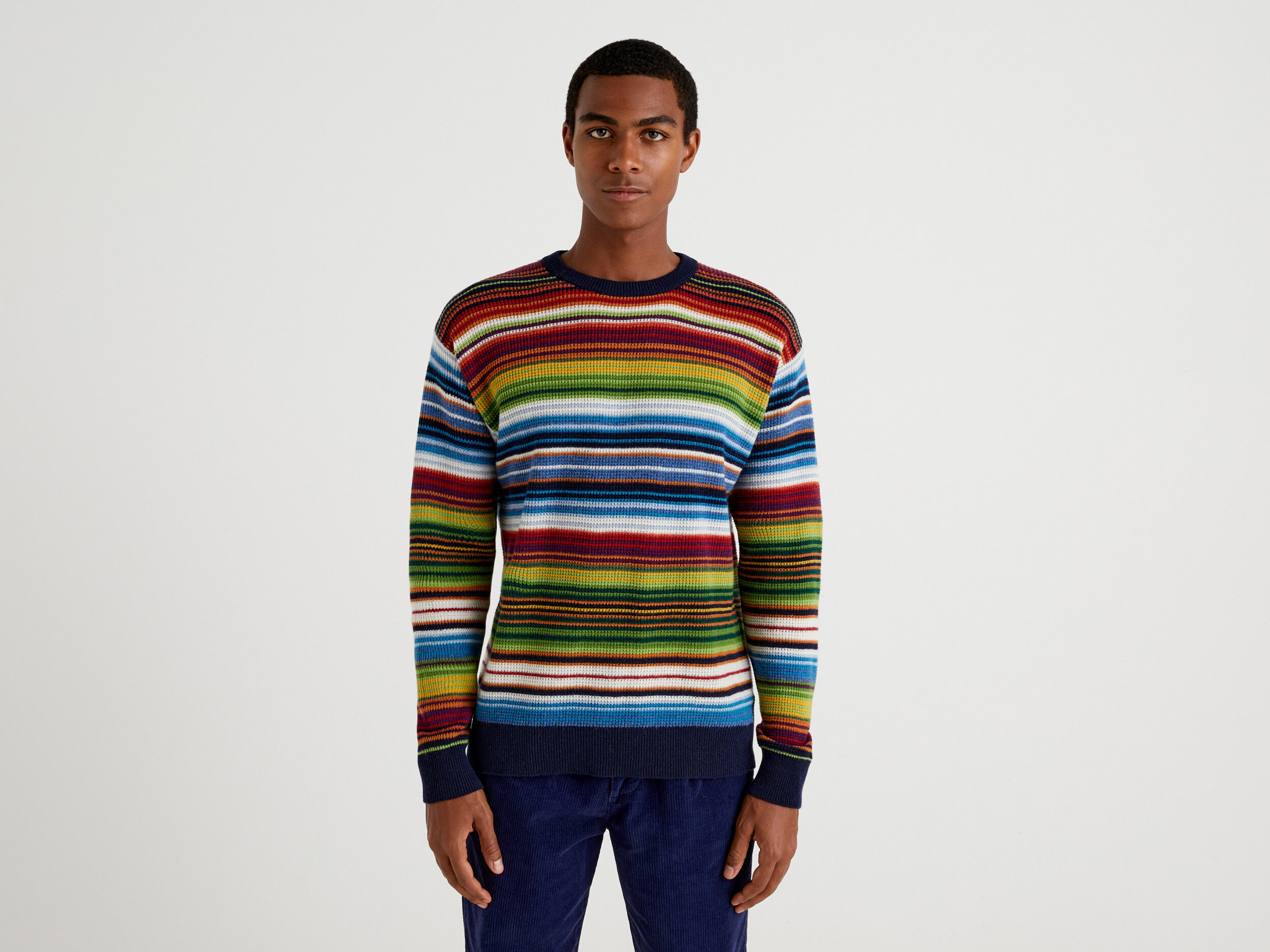 Multi coloured sweater discount