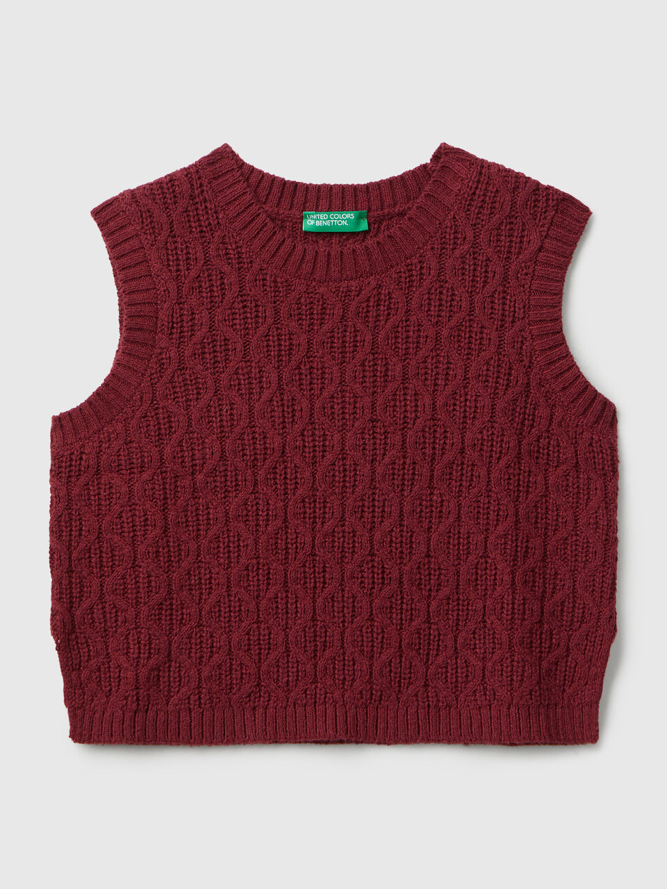 SLEEVELESS SWEATER Niña image number 1