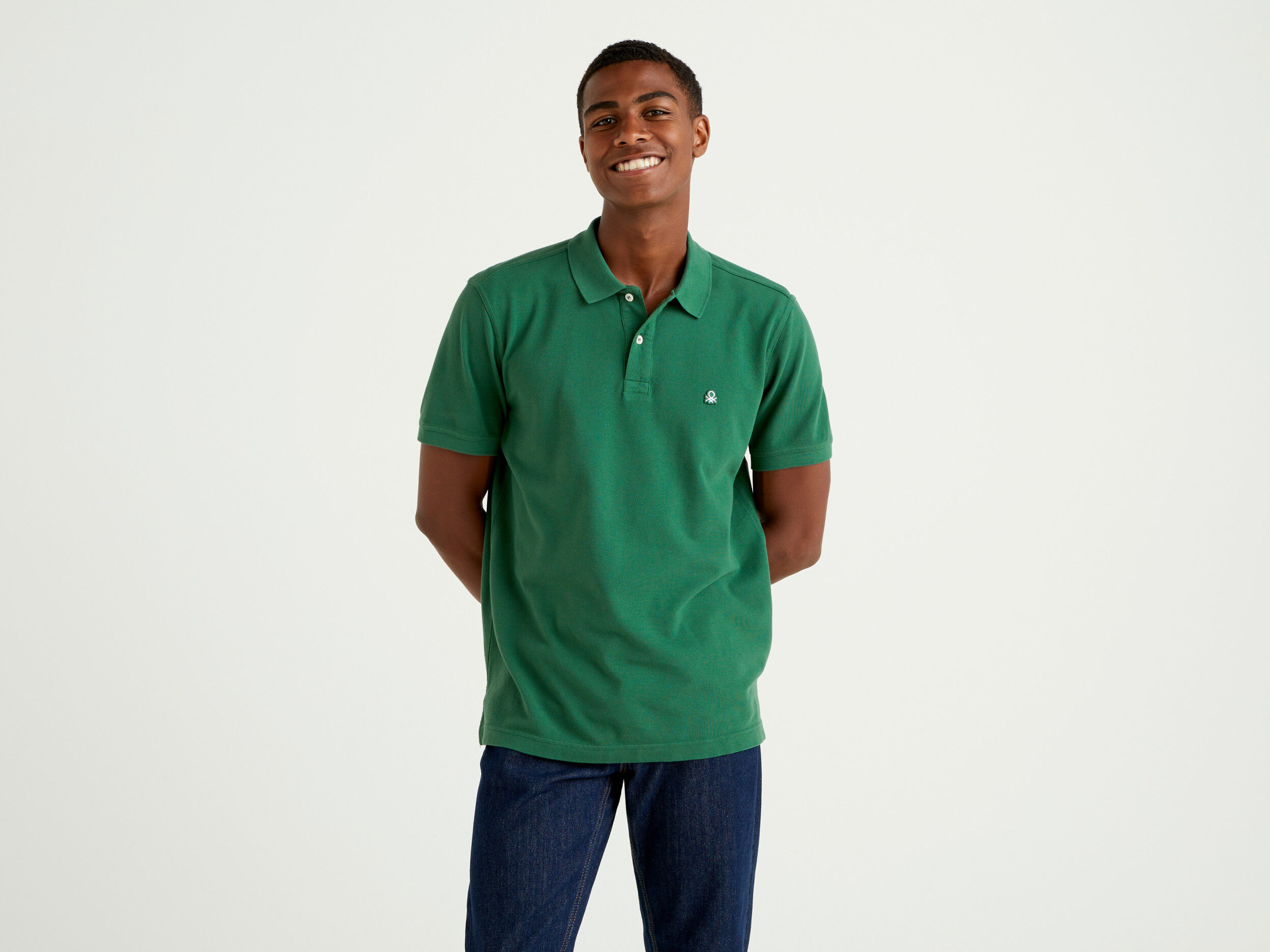 Dark outlet green polo