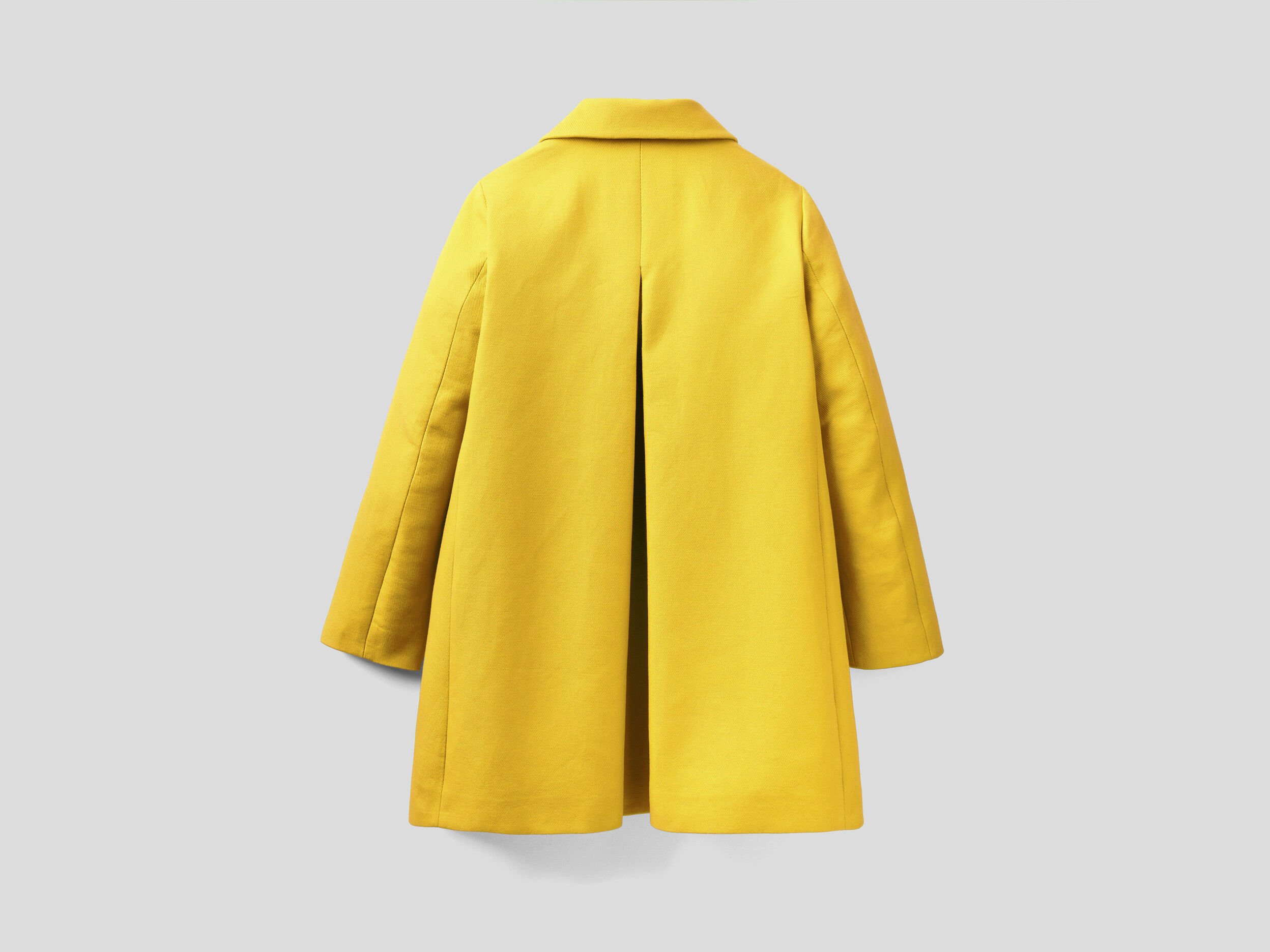 Abrigo pa帽o sales amarillo