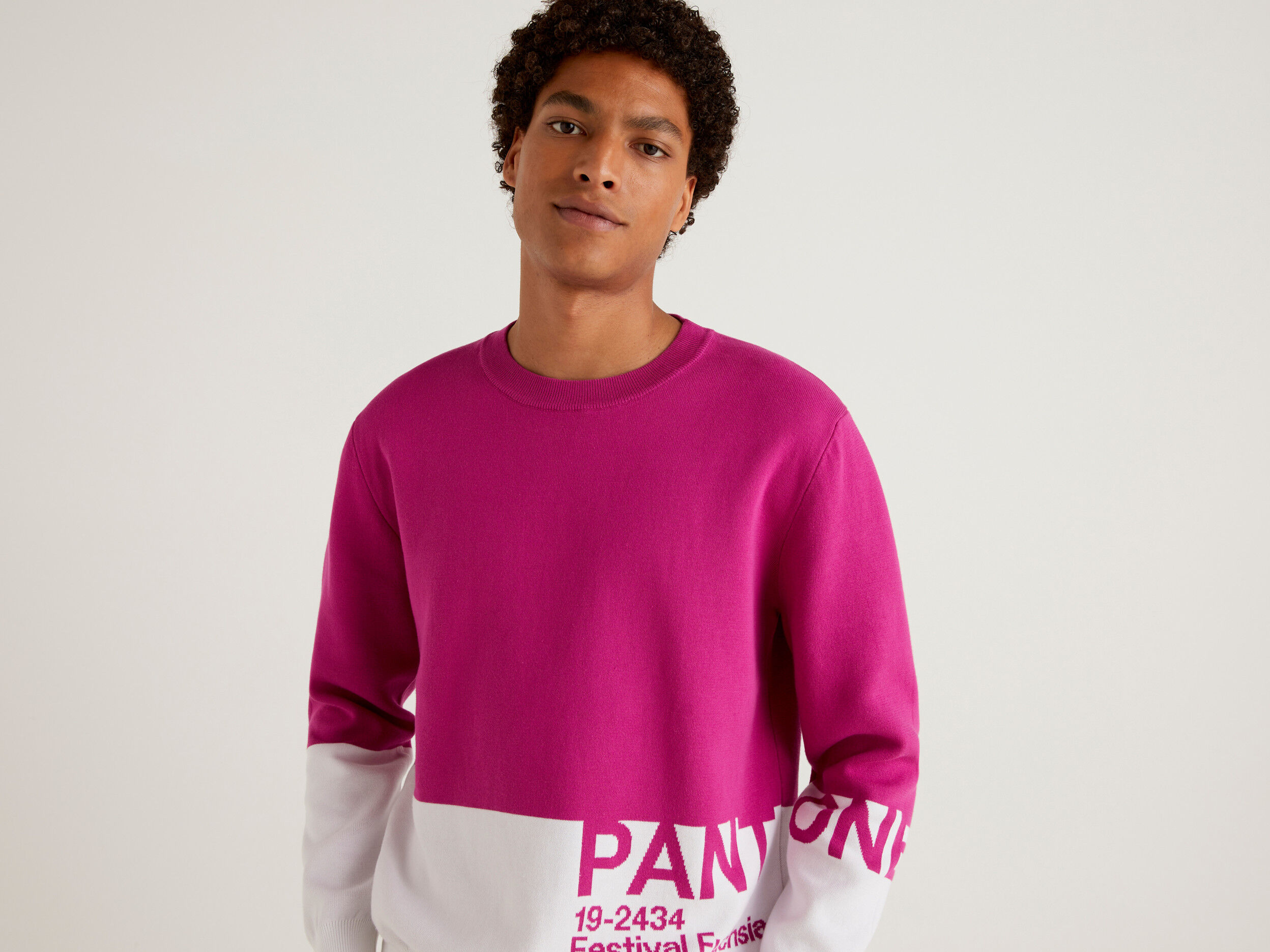 Calvin klein shop color block sweater