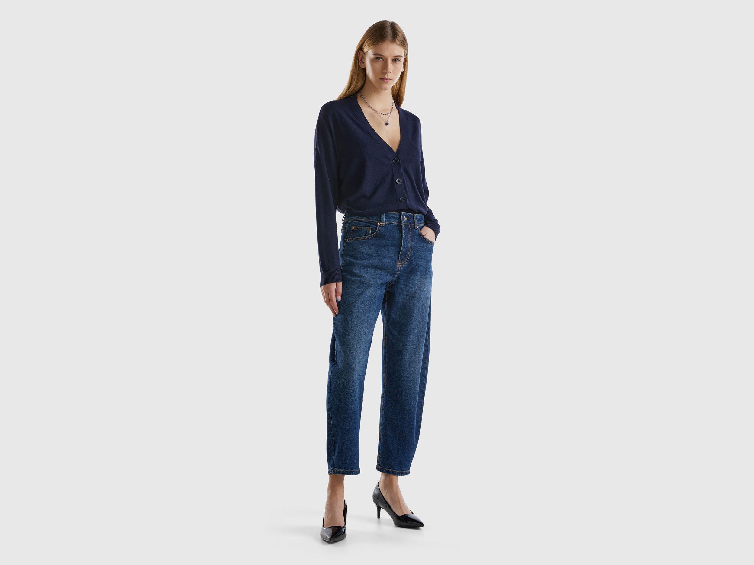 Women s Mom Fit Jeans New Collection 2024 Benetton