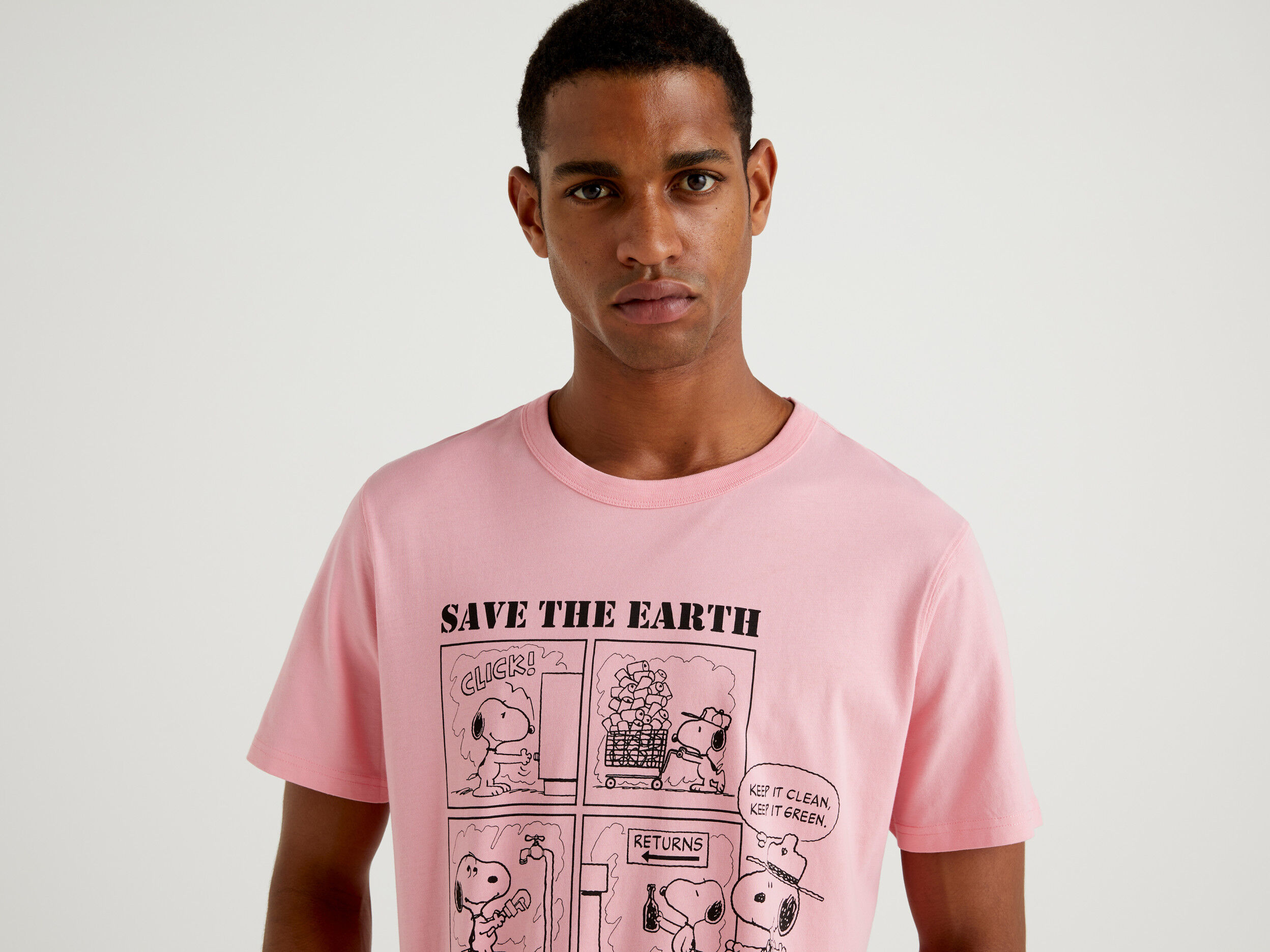 Benetton snoopy best sale t shirt