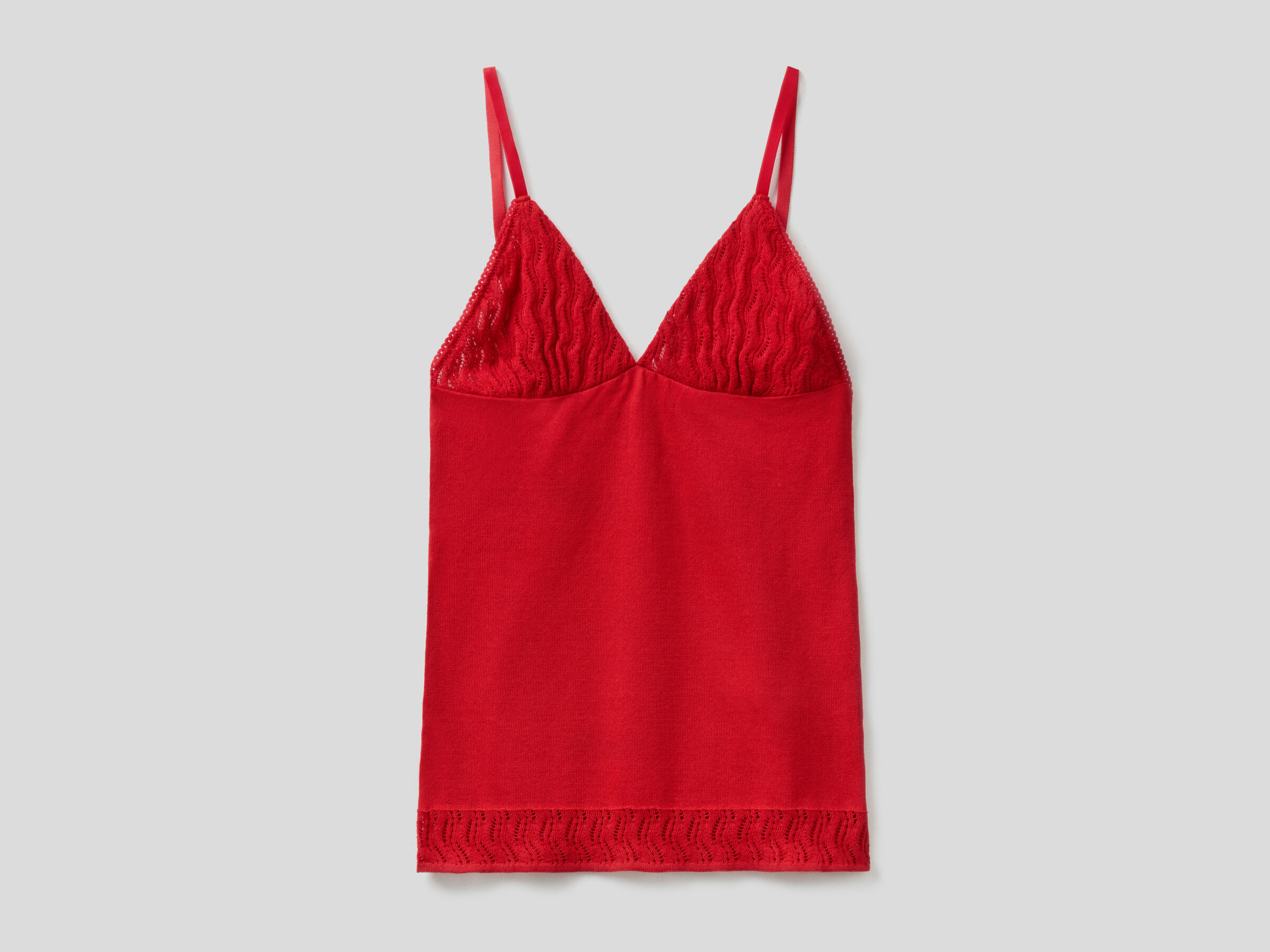 Open knit tank top image number 3