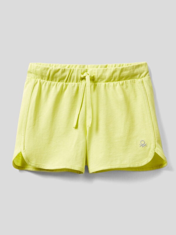100% cotton runner style shorts Junior Girl