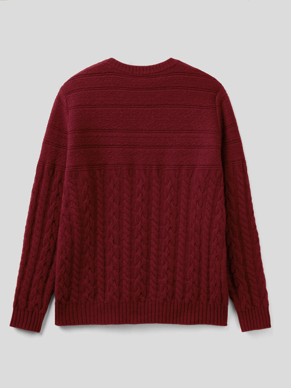 Knit sweater in wool blend image number 2