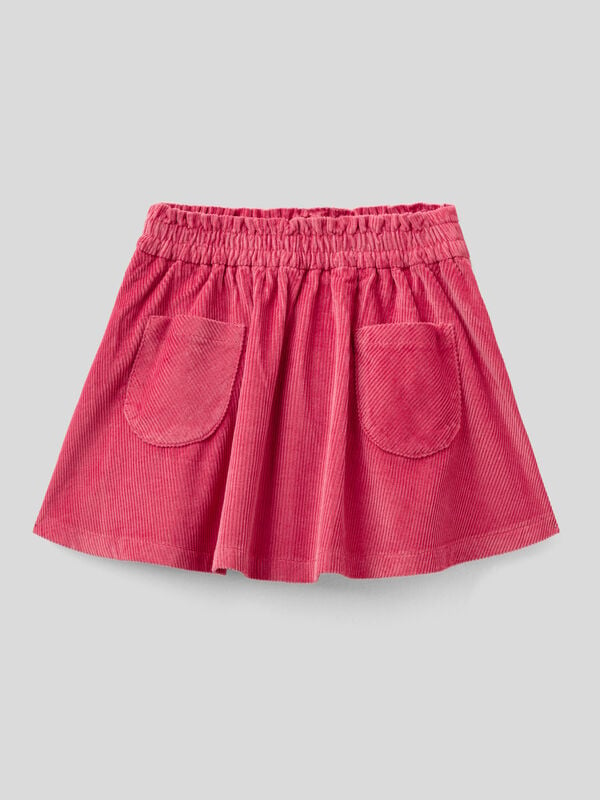Velvet skirt with pockets Junior Girl