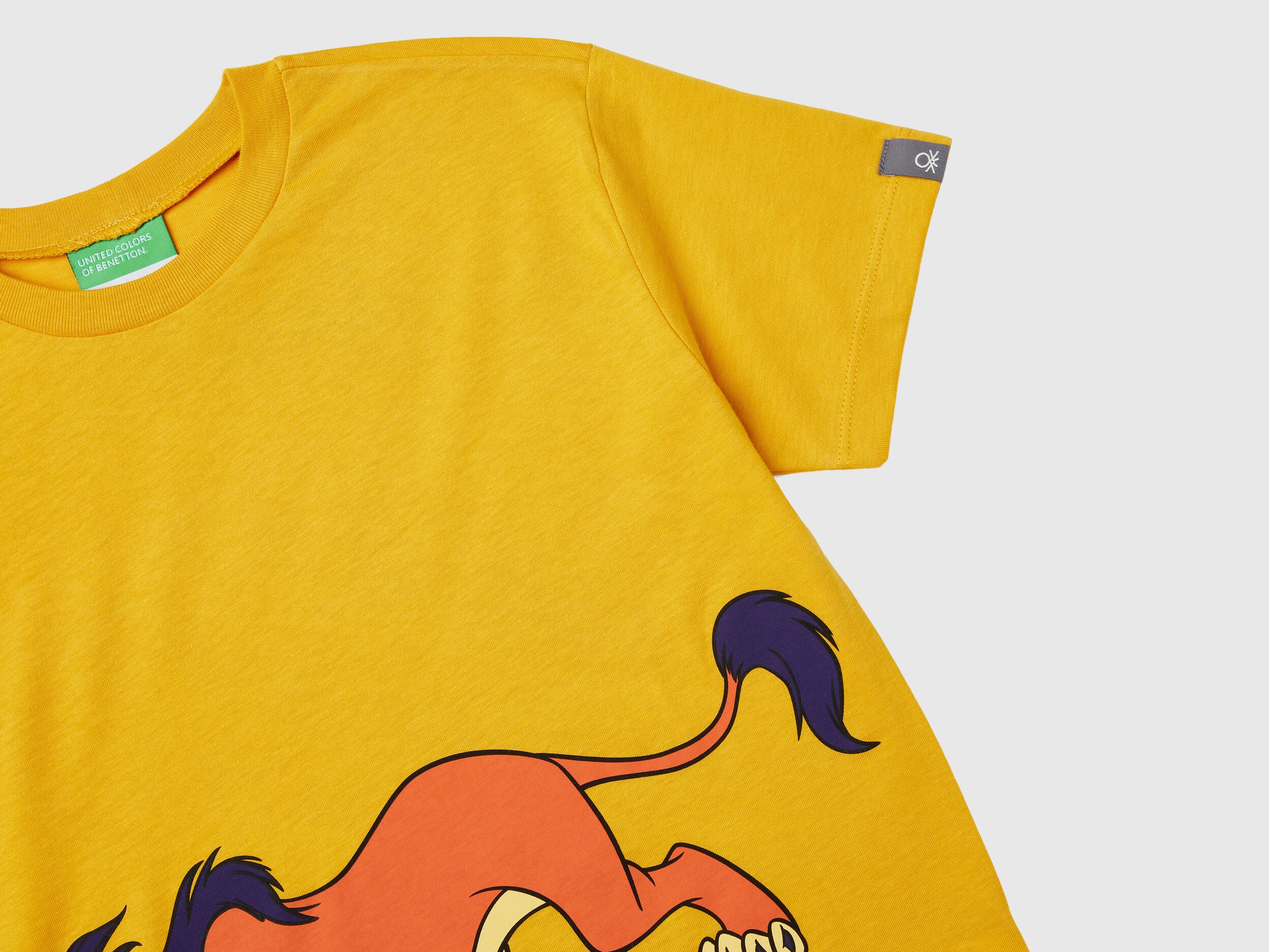 Yellow ochre ©Disney The Lion King t-shirt - Mustard | Benetton