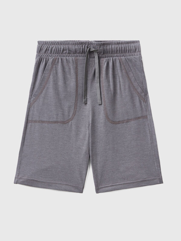 Bermudas in recycled fabric with pocket Junior Boy