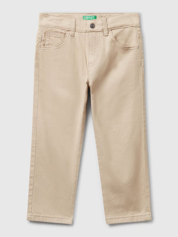 Stretch cotton trousers Junior Boy