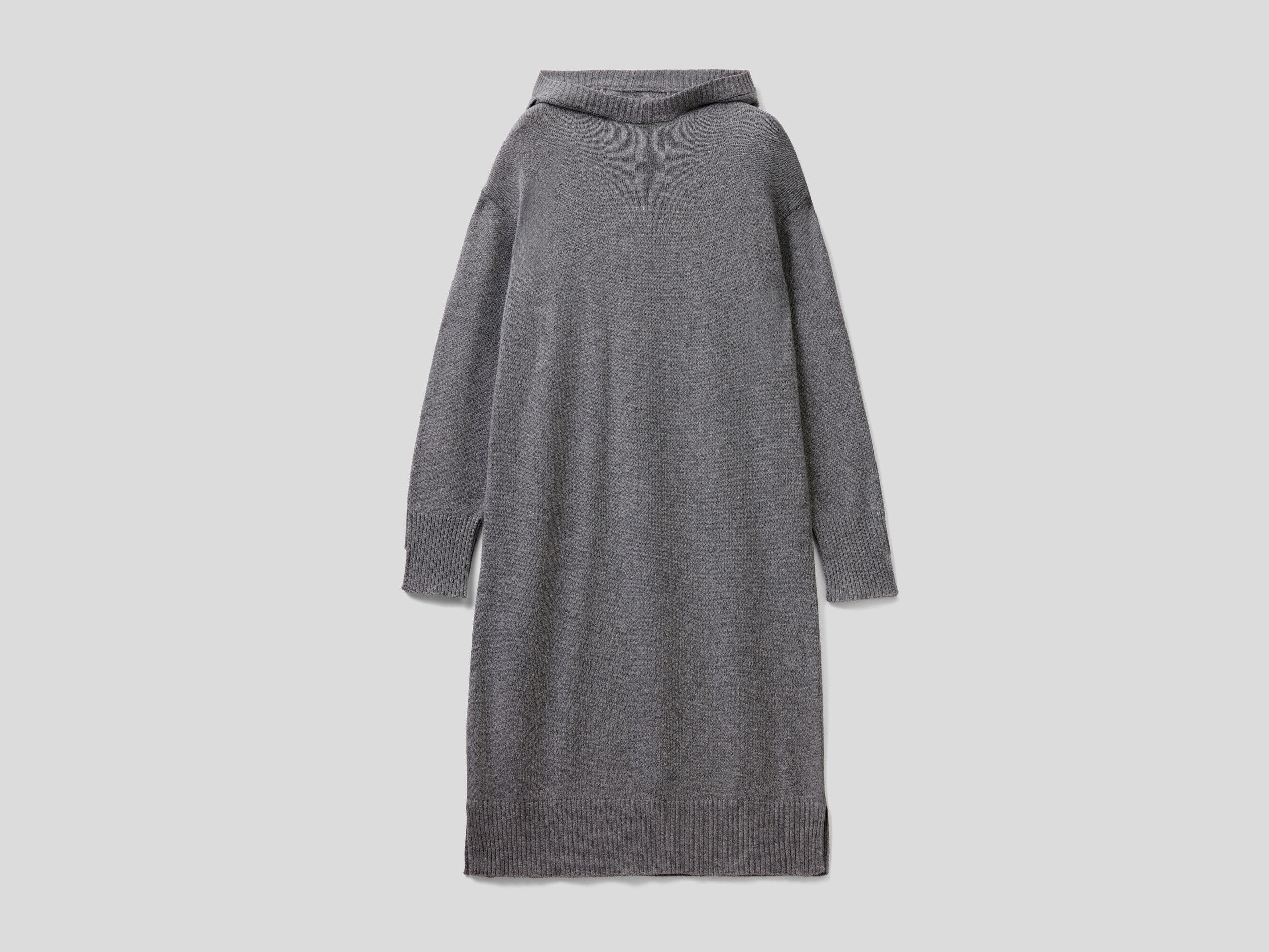Knit dress sales with hood