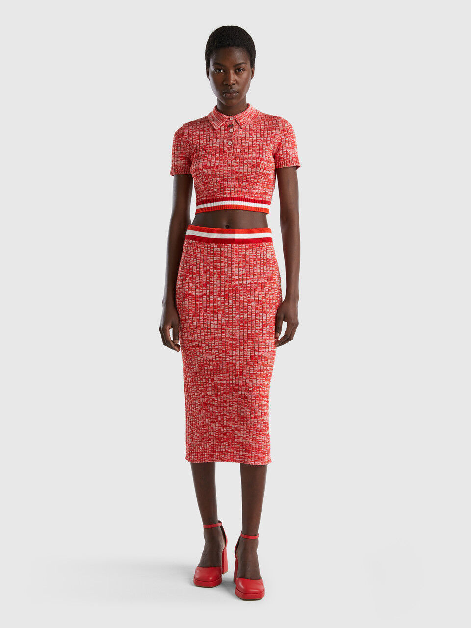 Pencil skirt deals and top set