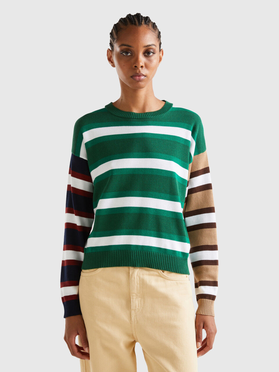 Women's cotton pullover 2025 sweaters