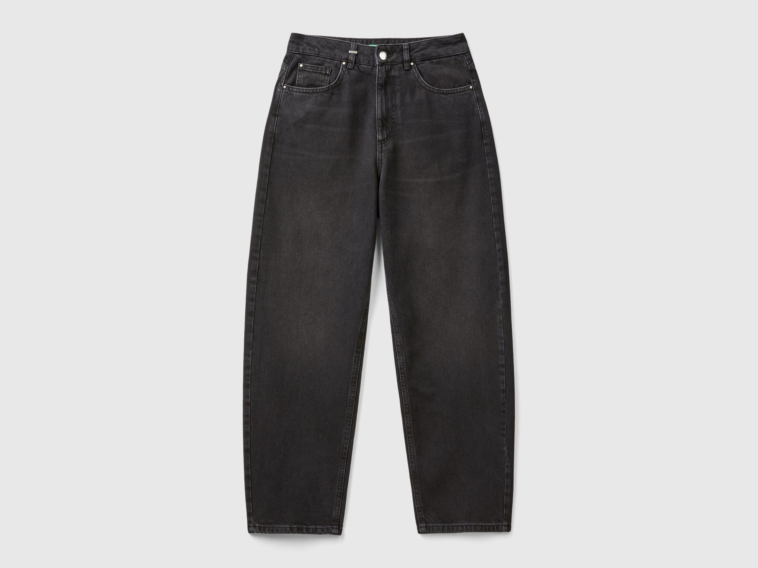 Balloon fit jeans - Black | Benetton