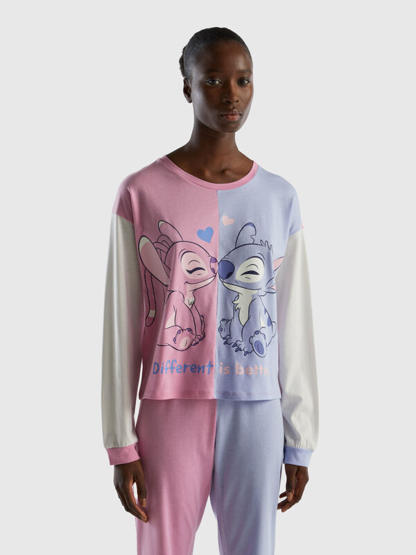 Pijama aterciopelado estampado Lilo & Stitch ©Disney - Pijamas - ROPA  INTERIOR, PIJAMAS - Bebé Niña - Niños 