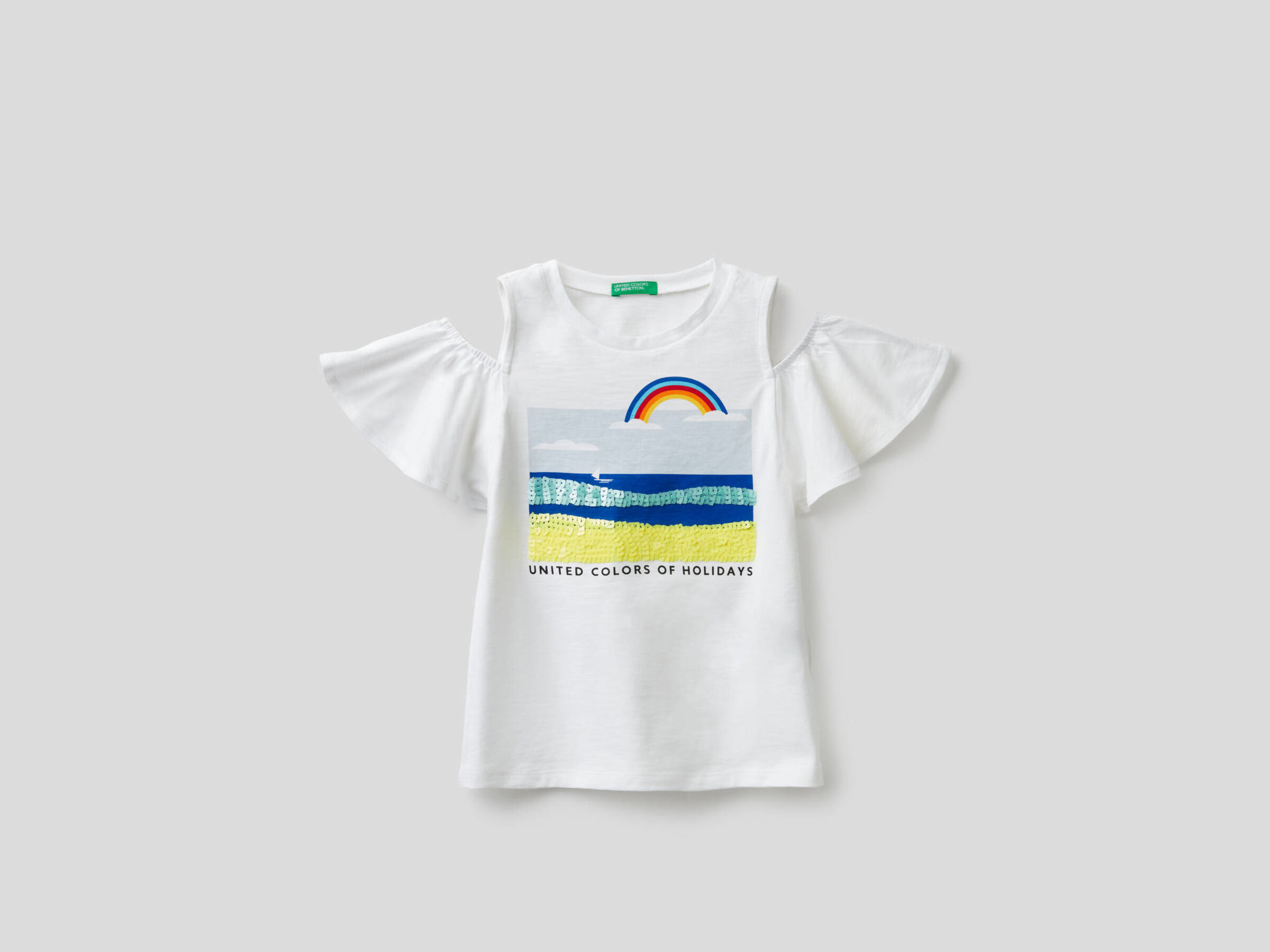 Camiseta con detalles de lentejuelas image number null