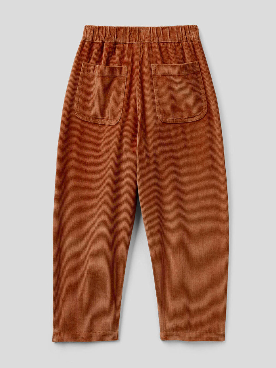 Slouchy trousers in ribbed velvet image number 2