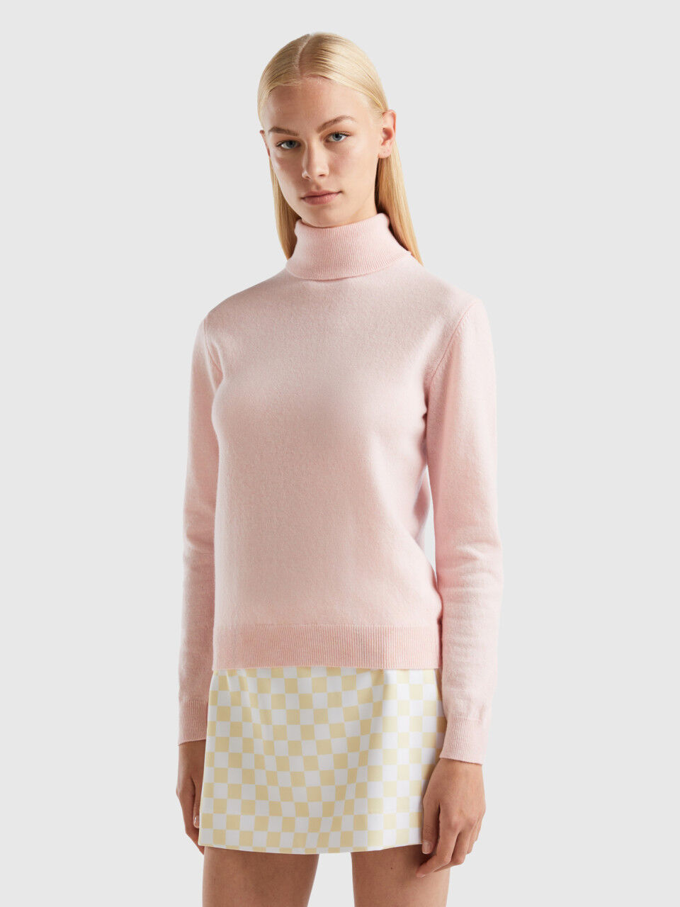 Pastel turtleneck sweater outlet