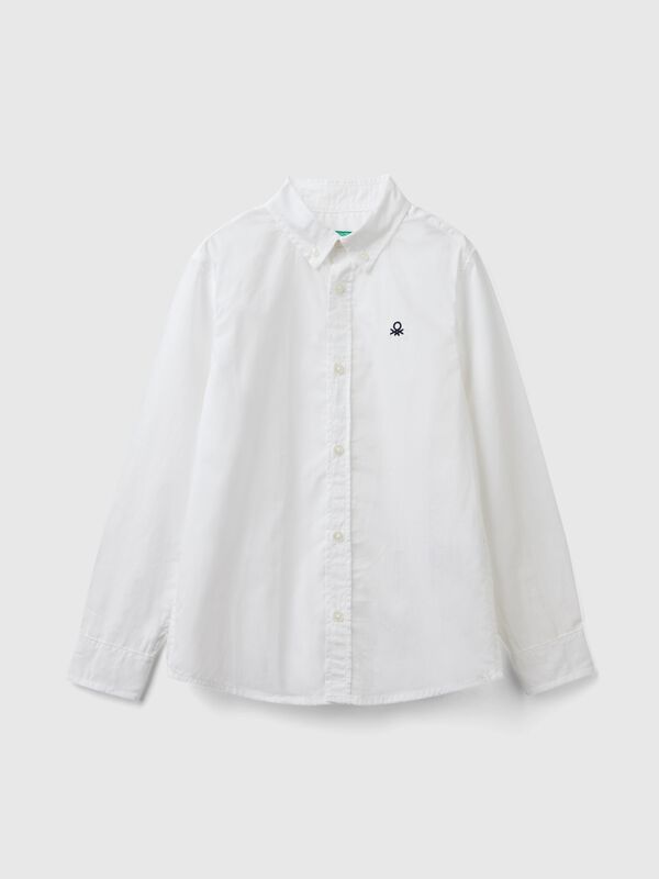 Camisa blanca de botones Niño