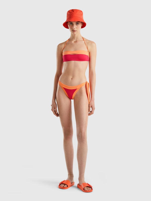 Braguita de bikini de ECONYL® con lazo Mujer
