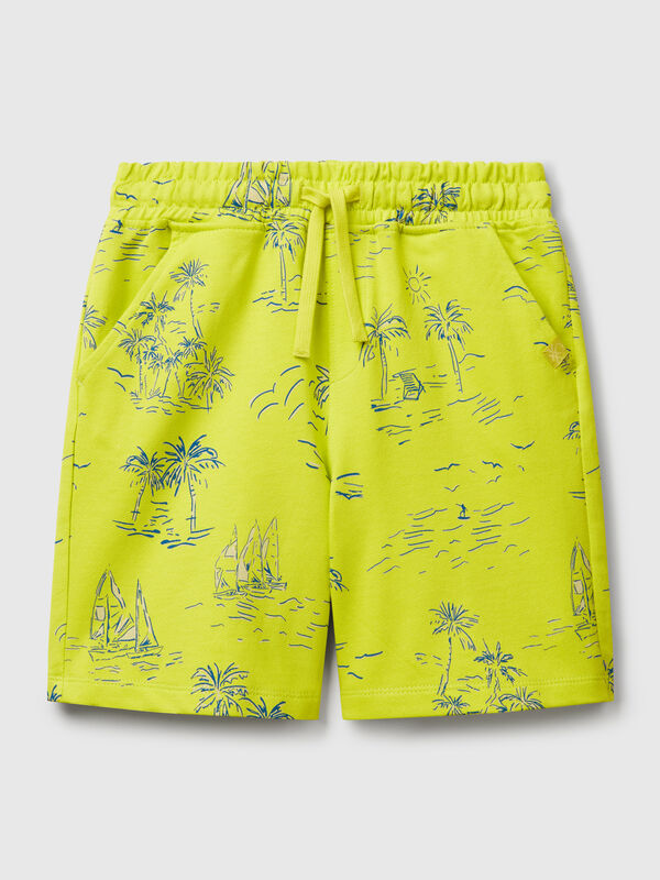 Bermudas with tropical print Junior Boy