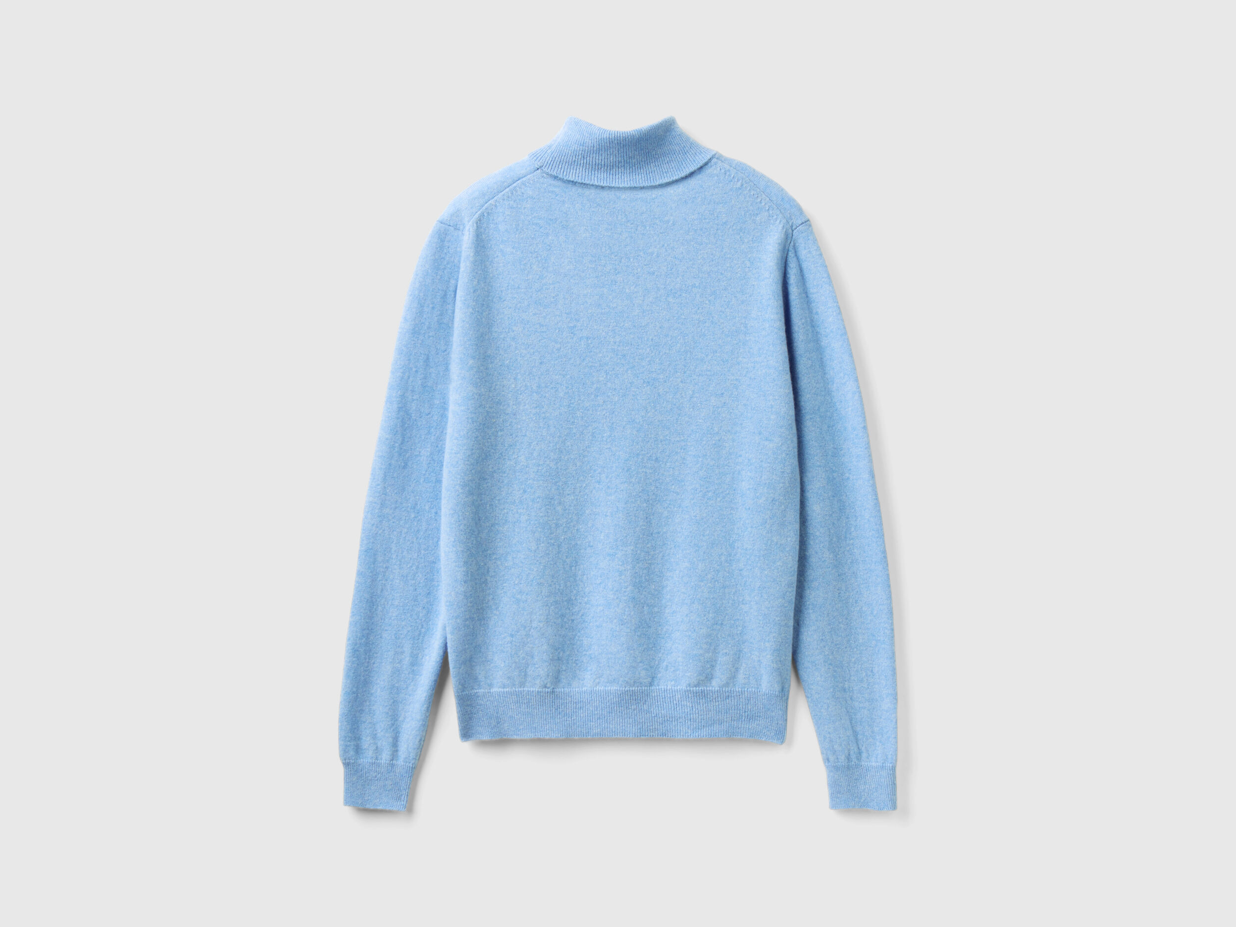 Pastel blue turtleneck deals