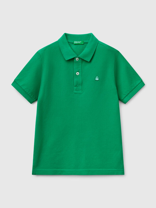 Polo slim fit de algodón puro Niño
