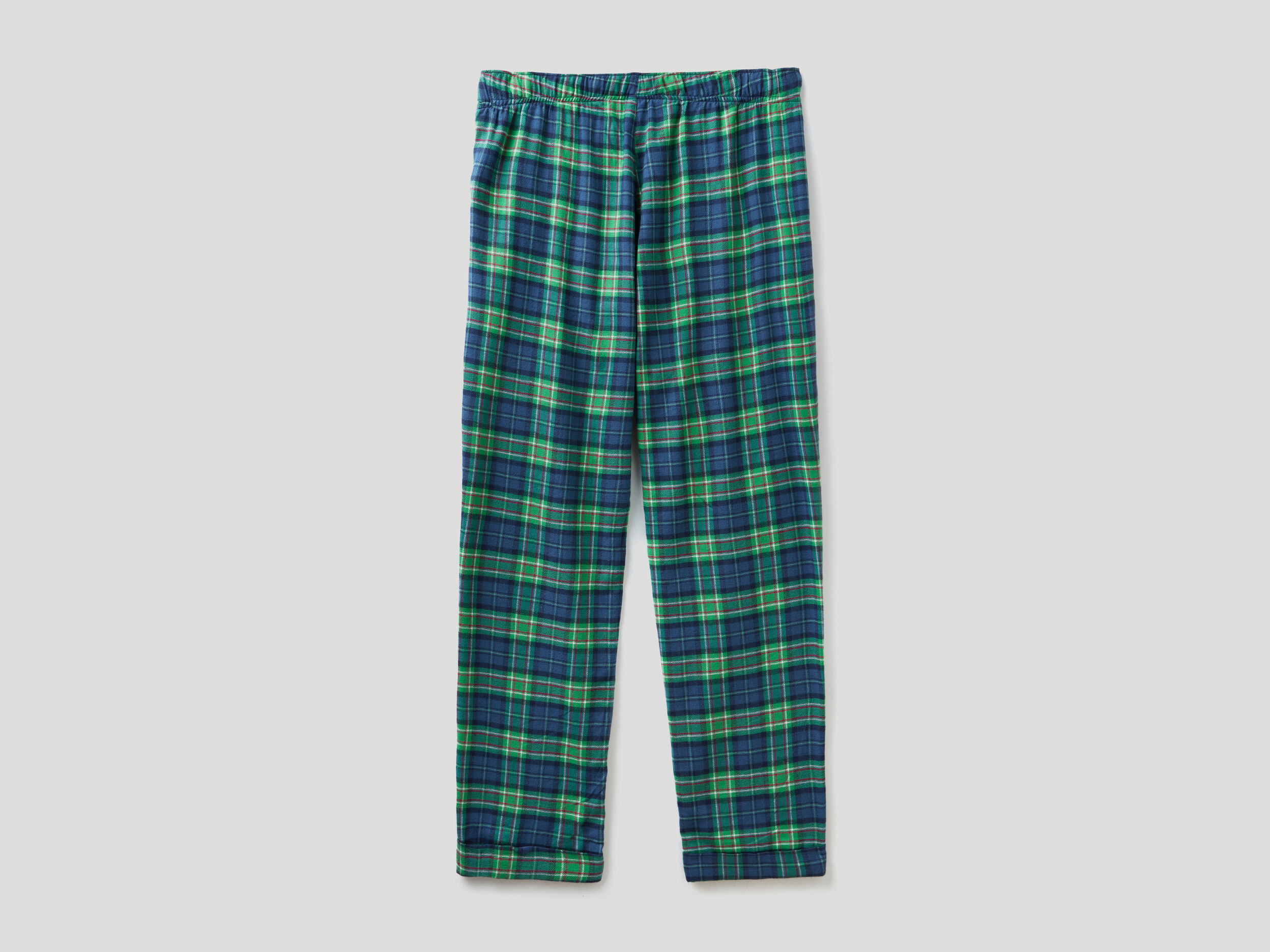 Color Check Trousers - Cider