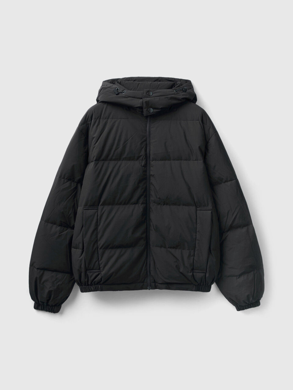 & OTHER STORIES Diamond Padded Puffer Coat in Black | Endource