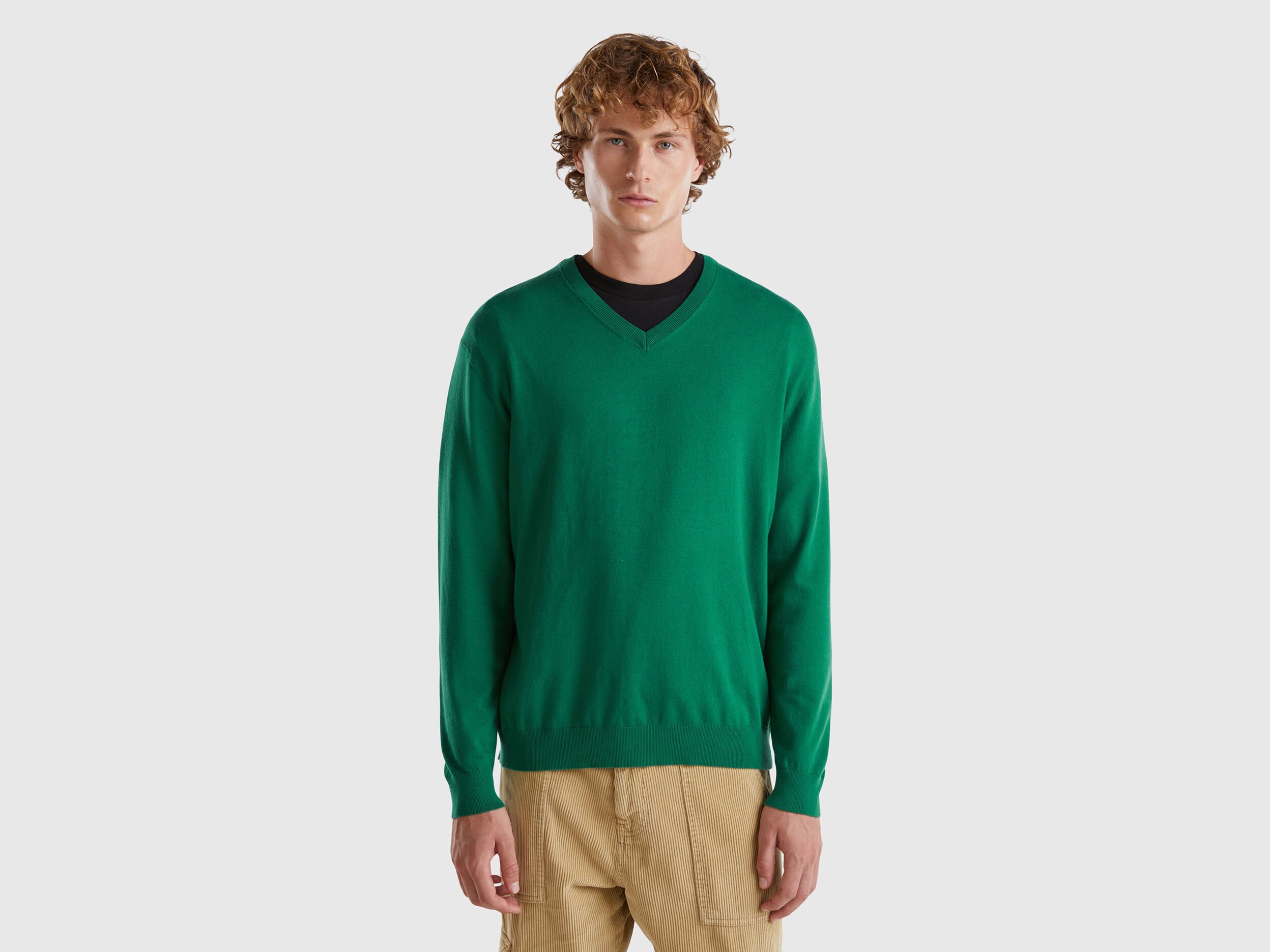 Green long sleeve sweater cheap
