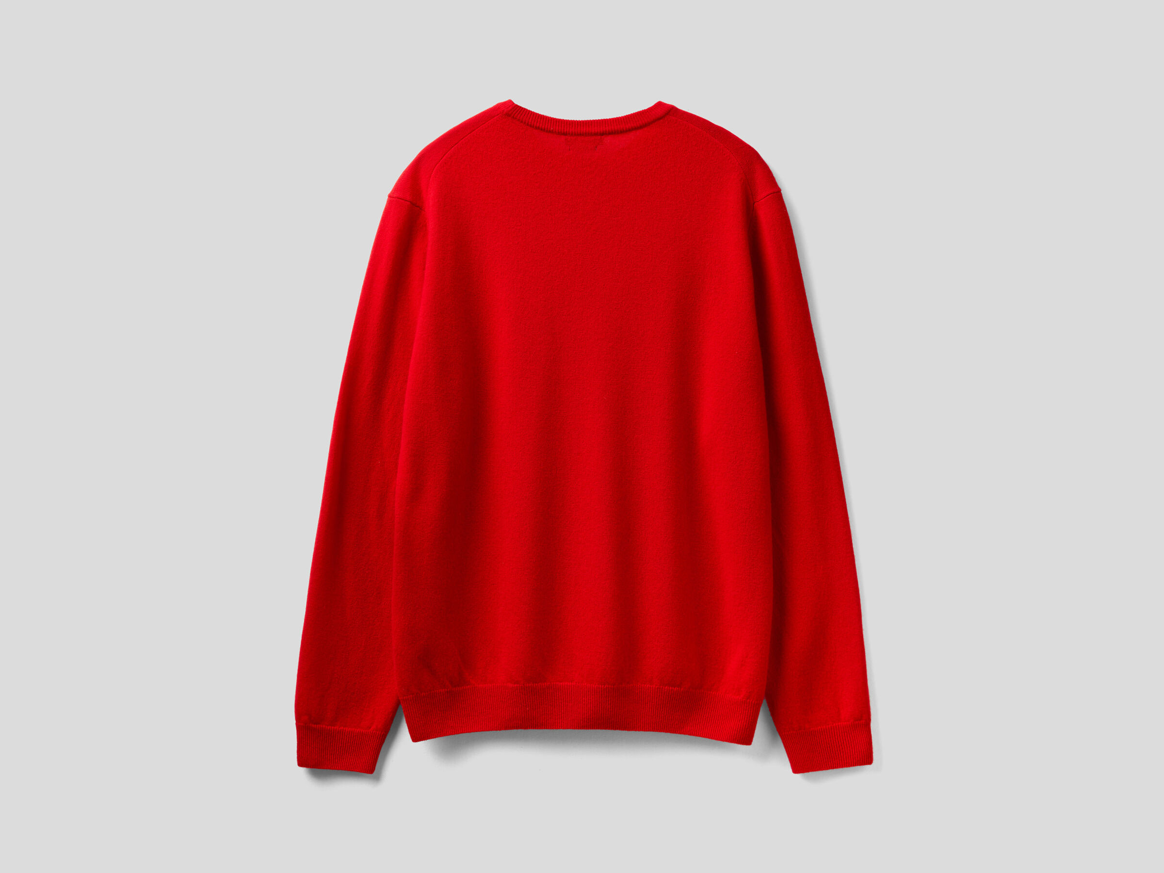 Crew neck sweater in pure virgin wool image number 5